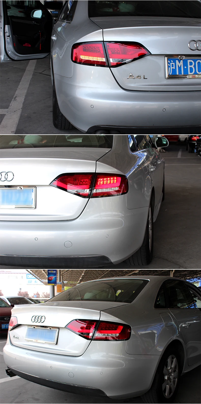 AKD автомобильный Стайлинг задний фонарь для Audi A4 задние фонари 2009-2012 A4 B8 светодиодный задний фонарь светодиодные фары дневного света Стоп задний фонарь аксессуары