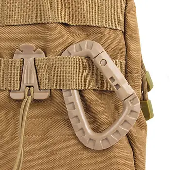 

1pc Mini Climbing Carabiner Clip Outdoor Camping Carabiner Equipment Militery Survival Kit Edcgear Emergency Edc Tool