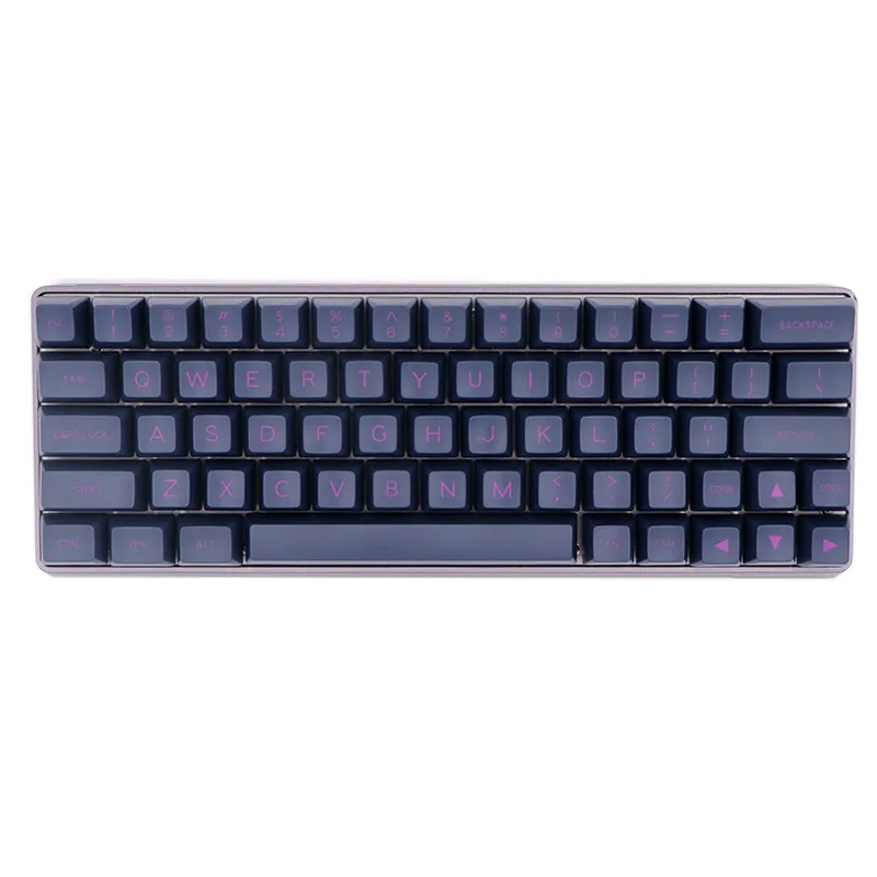 MAXKEY черный и фиолетовый 136 клавиш SA профиль KEYCAPS Набор для проводной USB