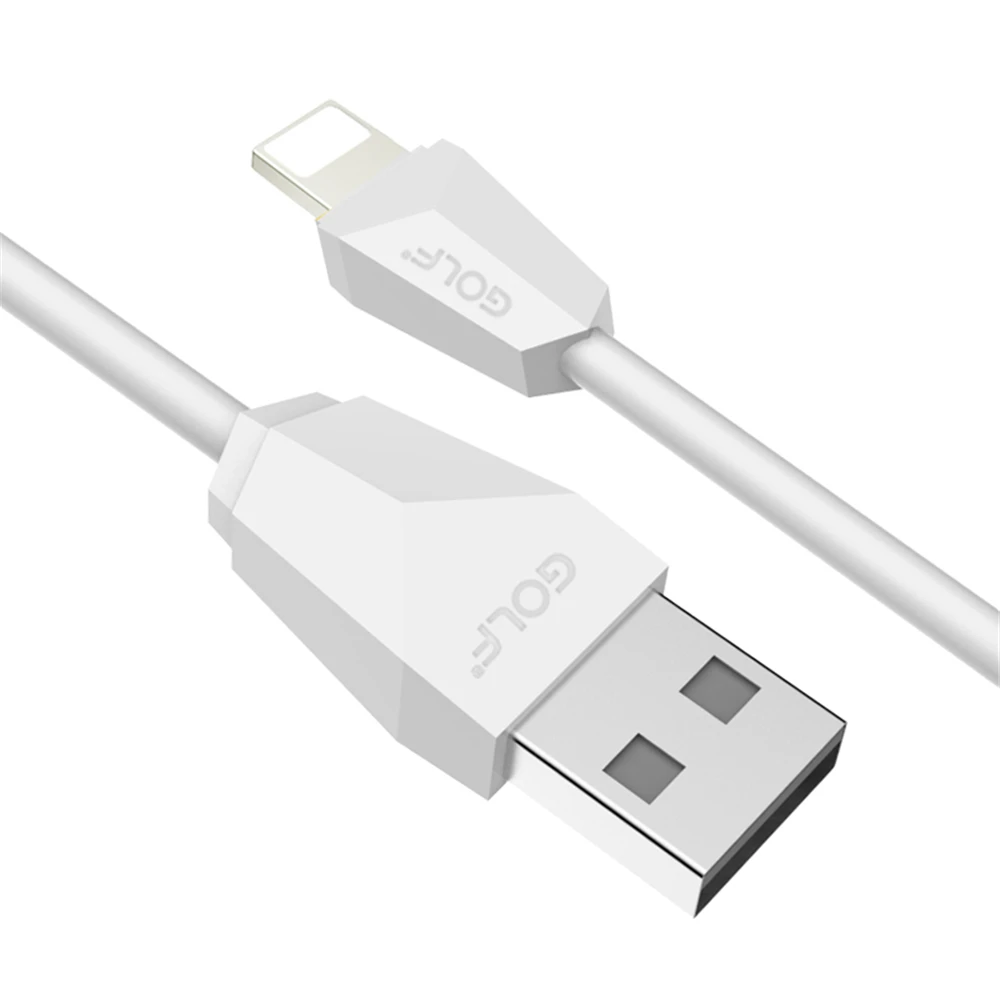 GOLF 1 м USB кабель для зарядки и синхронизации данных для iPhone 5S 5 6S 6 7 8 Plus Быстрая зарядка USB кабель для iPhone X XS Max XR SE Кабели для телефонов