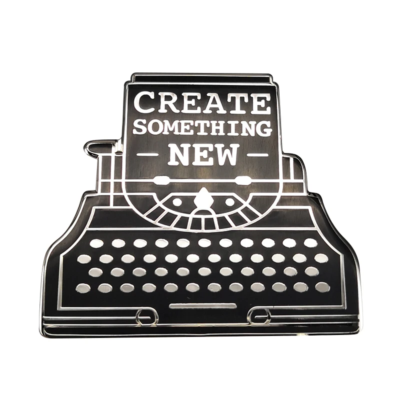 

Create Something New Enamel Pin Badge brooch