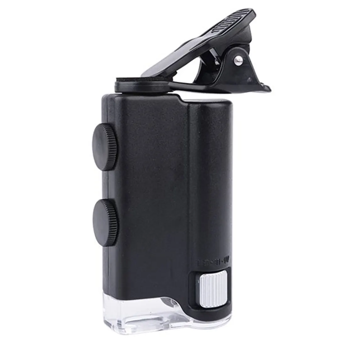 

Portable 60x to 100x Zoom LED Microscope Pocket Magnifier Magnifying Loupe Glass