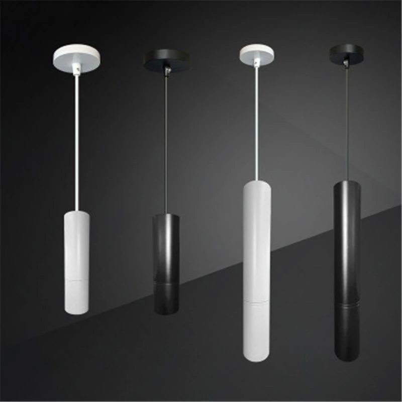 White / black Led long tube hanging spot light 3W/7W/10W COB ceiling