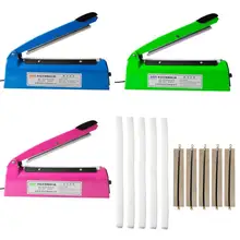 Главная 8 скоростей 5 мм полный автоматический ручной импульс тепла запайки герметик машина поли пластик мешок герметик еда герметик