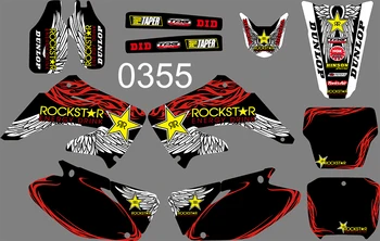 

3M 4 STYLES TEAM GRAPHICS BACKGROUNDS DECALS STICKERS FOR HONDA CR125 CR250 2002 2003 2004 2005-2012