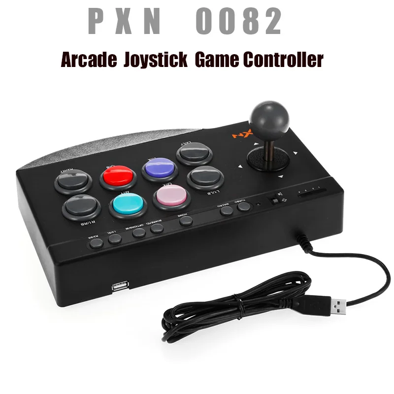 

PXN - 0082 Arcade Joystick Game Controller USB Wire Arcade Joystick Gaming Handle Controller for PC PS3 PS4 Xbox one