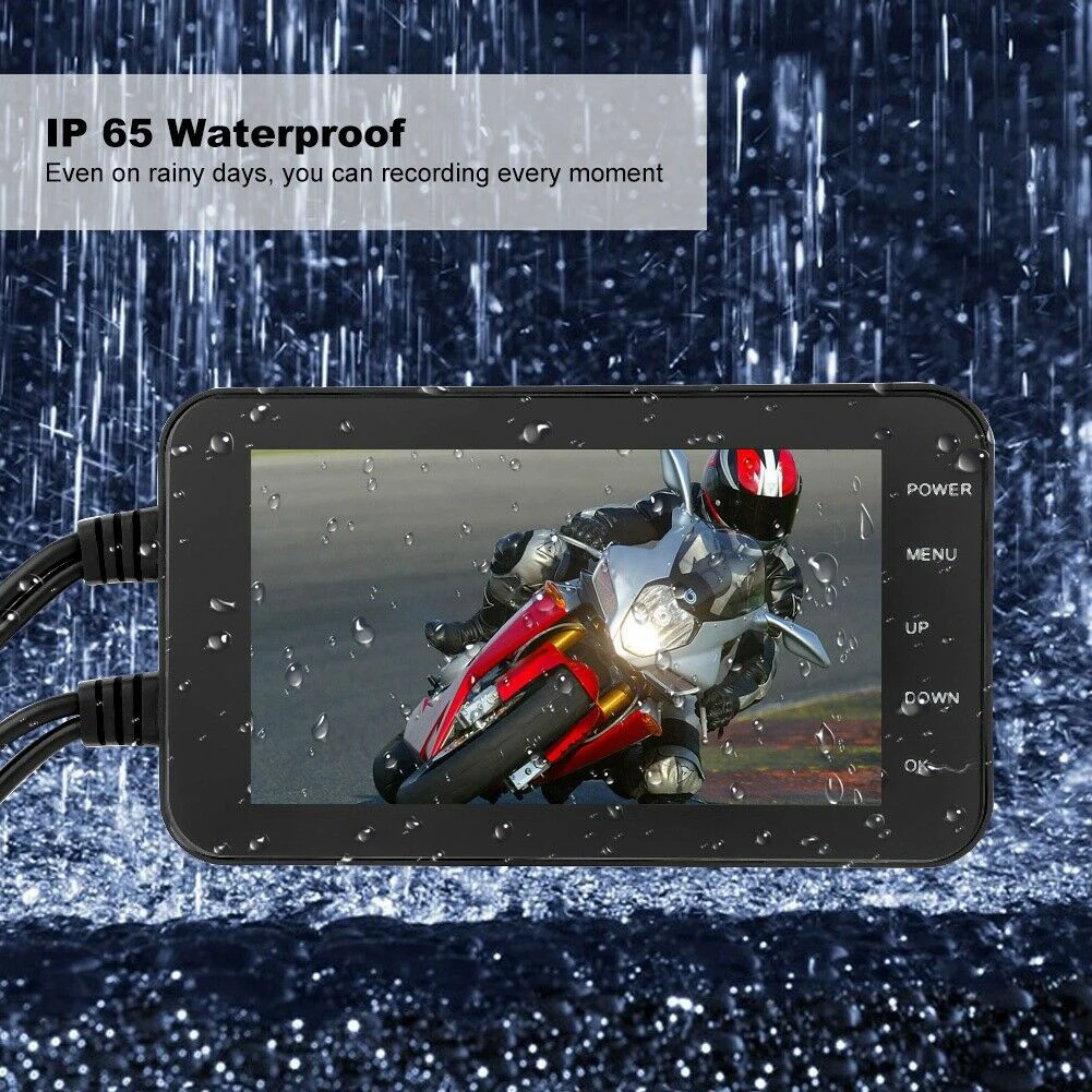 

Waterproof Dash Cam Safe Easy Install Mini Digital Camera Vehicle Parts Driving Motorcycle DVR Video Recorder Practical