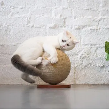 

Pet Toys For Cats Furniture Climbing Frame Cat Tree Toy Scratching Pad Cat Scratch Toy Cat House Hemp Ball