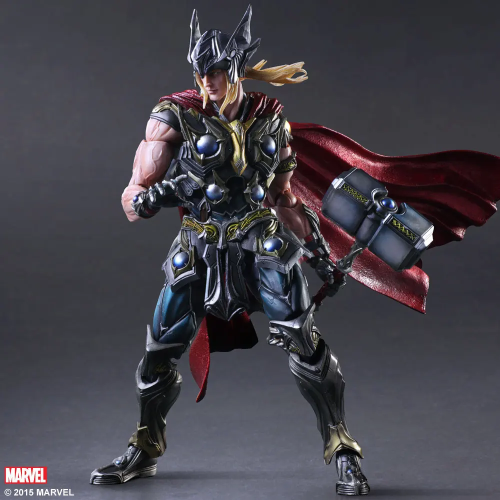 Play Arts Marvel супер герой Тор фигурка коллекция игрушек 25 см