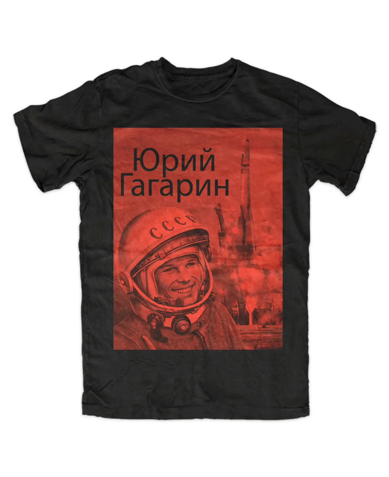 Juri Гагарина футболка udsr Россия ретро Ost DDR Roskosmos CCCP Kosmonaut Летняя мужская модная