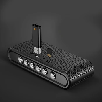 

X6 8000mAh Battery Bluetooth V4.2+EDR Speaker Wireless TF Card USB Disk Subwoofer Mobile Power