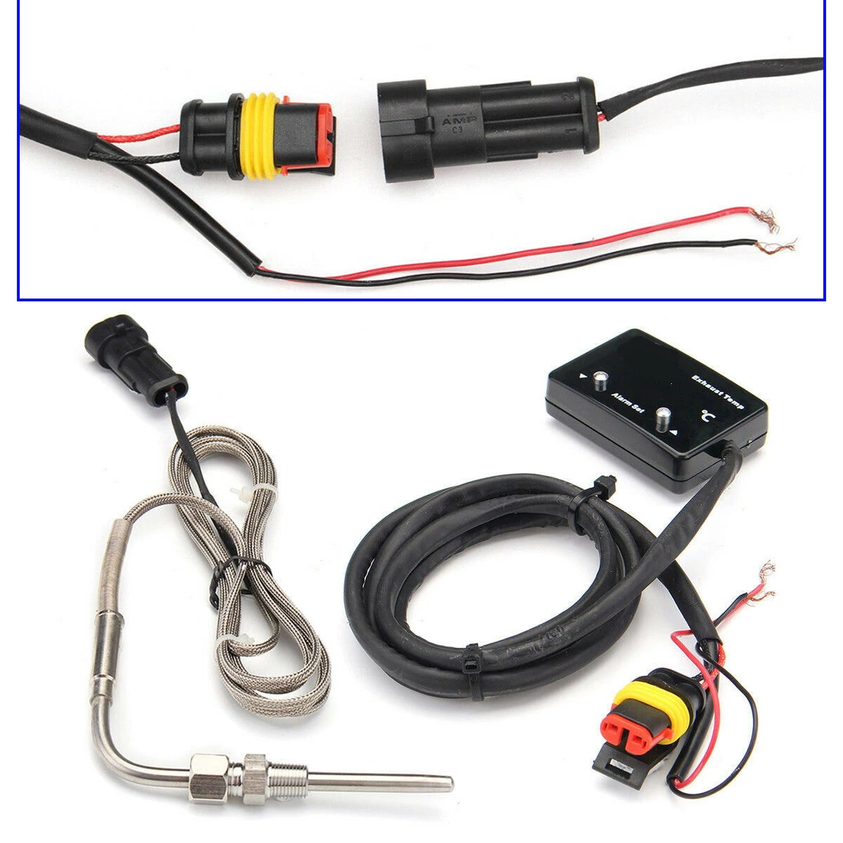 

New Exhaust Temp Gauge Sensor LED Digital Car Auto EGT EXT Turbo Gas Petrol Exhaust Temp Gauge Sensor Kit