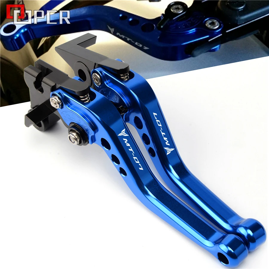 

High Quality Short levers For Yamaha MT07 FZ07 mt09 fz09 MT 07 09 2014-2018 2015 2016 CNC Adjustable Brake Clutch Levers