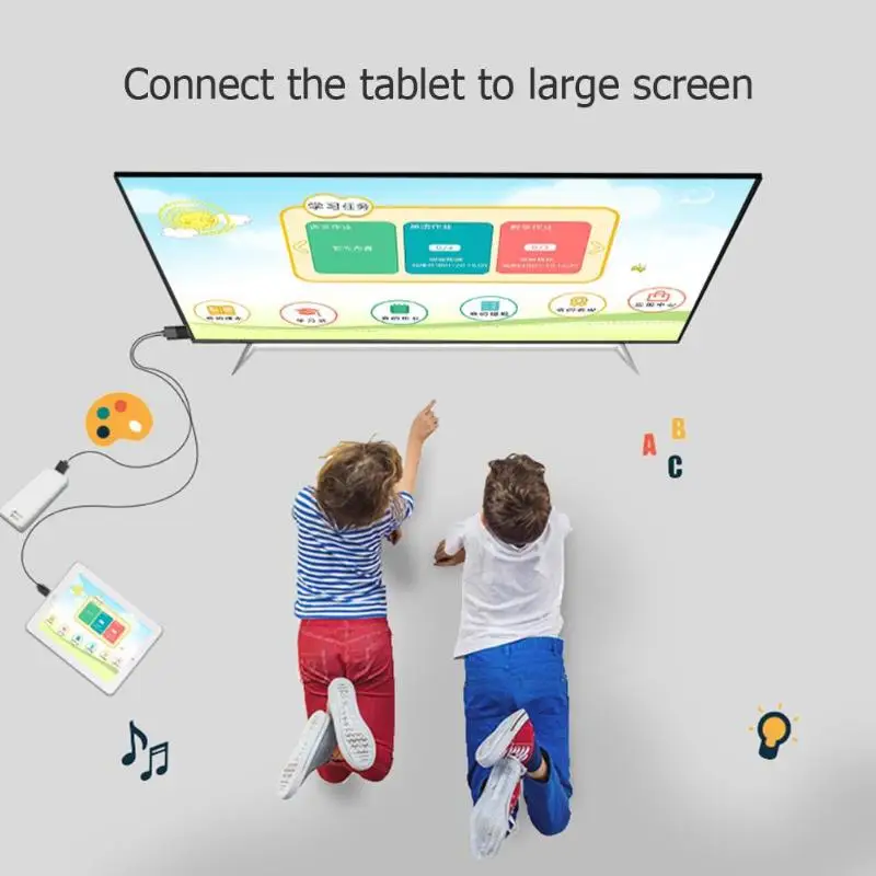 USB Женский к HDMI Мужской 1080 P HD ТВ цифровой AV Кабель-адаптер проводной конвертер шнур для IOS Android