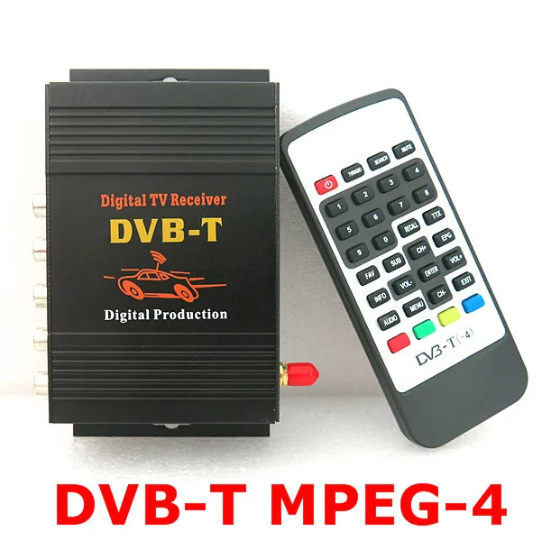 

Car Digital TV Tuner Receiver DVB-T MPEG-4 For Europe Australia Middle East External TV Box Dual Antenna