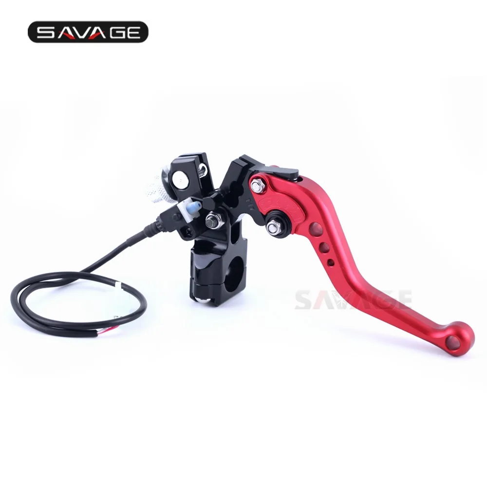 Коротышка рычаг сцепления ручка окуня для DUCATI MONSTER 821 HYPERMOTARD 821 SP 939 2013- аксессуары для мотоциклов рычаг сцепления - Цвет: Red