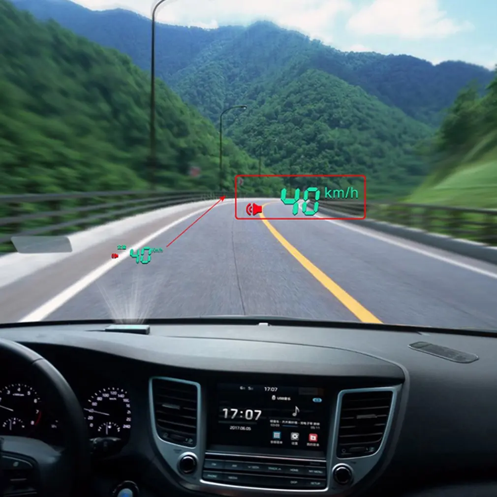 newUniversal Vehicle OBD HUD Head Up Display Car Speed Water