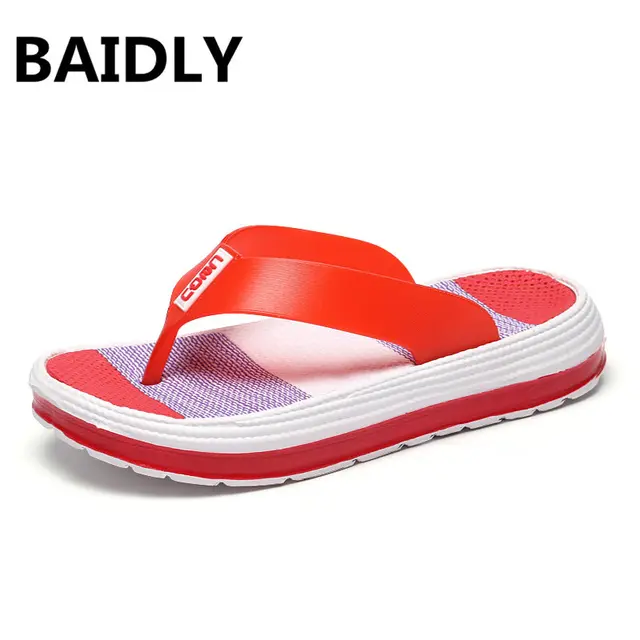 designer jelly flip flops