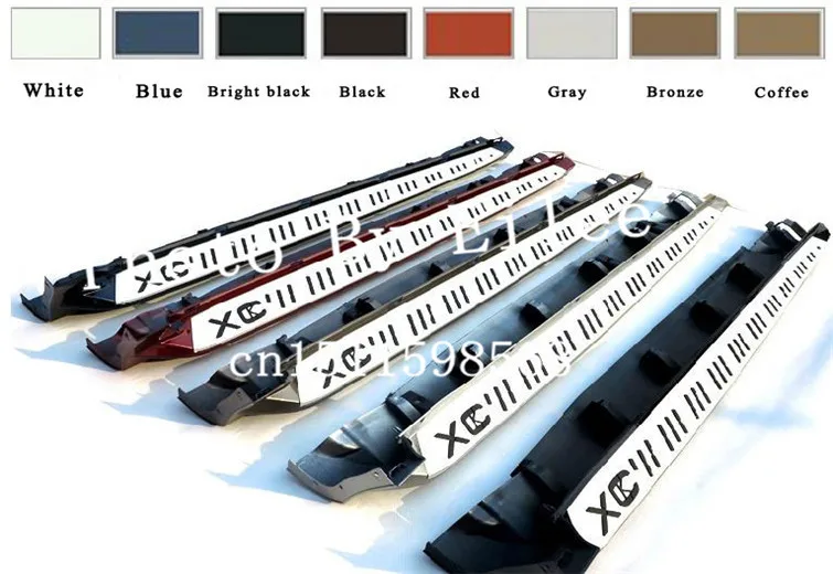

12 car colors Running board side step bar Suitable FOR aluminium OEM VOLVO XC60 2013 2014