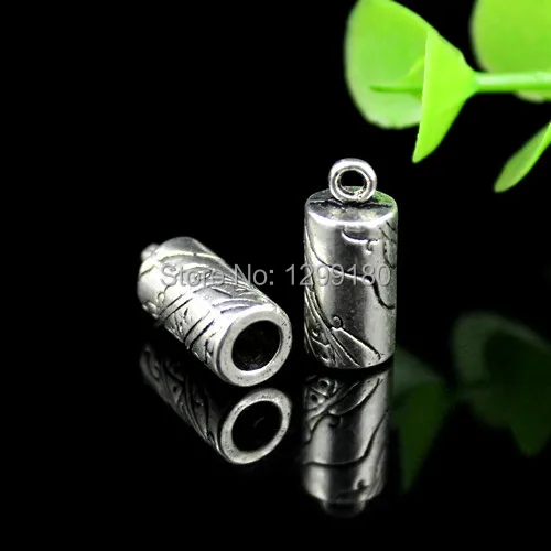 

50pcs/lot Cord Crimp End Caps Buckle Tips for Necklace Bracelet Ropes Cords Connectors Clasp,DIY Accessories 8x18mm (K00530)