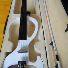 Прохладный ручной белый Электрический Скрипки электронный Скрипки стиль 6