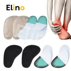 Elino ортопедические пятки колодки PU O-leg X-leg Правильная обувь стельки с подпятником Лифт мягкие вставки поддерживающая чашка Черный Бежевый