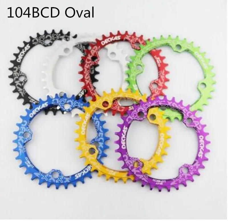 Звездочка Deckas 104BCD для горного велосипеда 32T 34T 36T 38T|oval chainring|bicycle chain ringchainring mtb |
