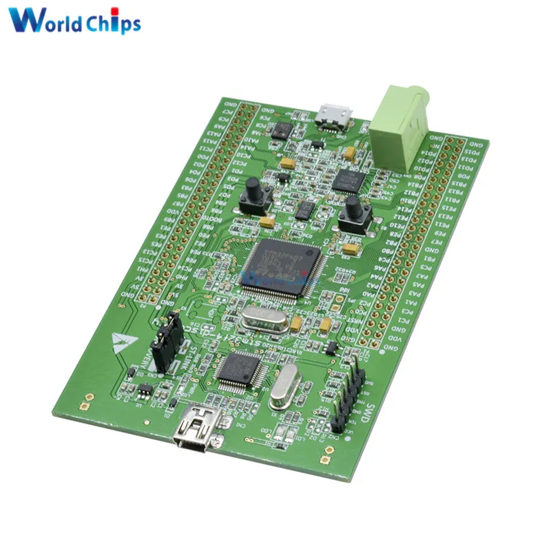 Diymore Stm32f4 обнаружения Stm32f407 Cortex-m4 макетная плата модуль ST-link V2 SWD разъем 3 В/5 В Micro-AB USB интерфейс