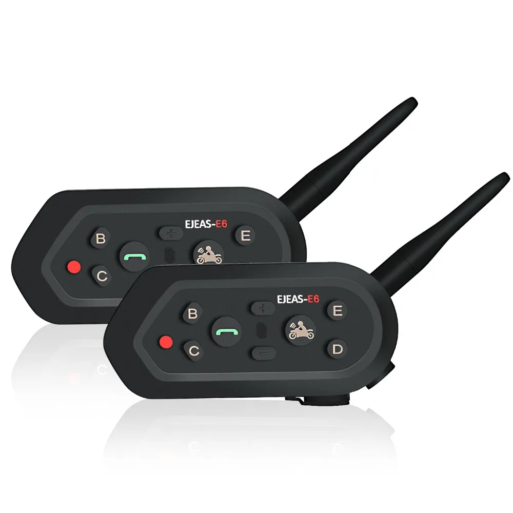 

EJEAS 1200m Motorcycle Helmet Intercom Moto System Vox Bluetooth Motorcycle Interphone Moto Helmet Headset Bluetooth 2pcs