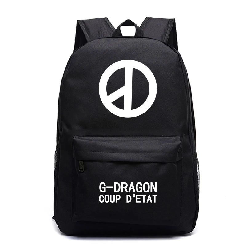 BIGBANG G-DRAGON Teens School Mochila Fashion New Pattern Men Women Travel Backpack Beautiful Students Boys Girls Book Rucksack