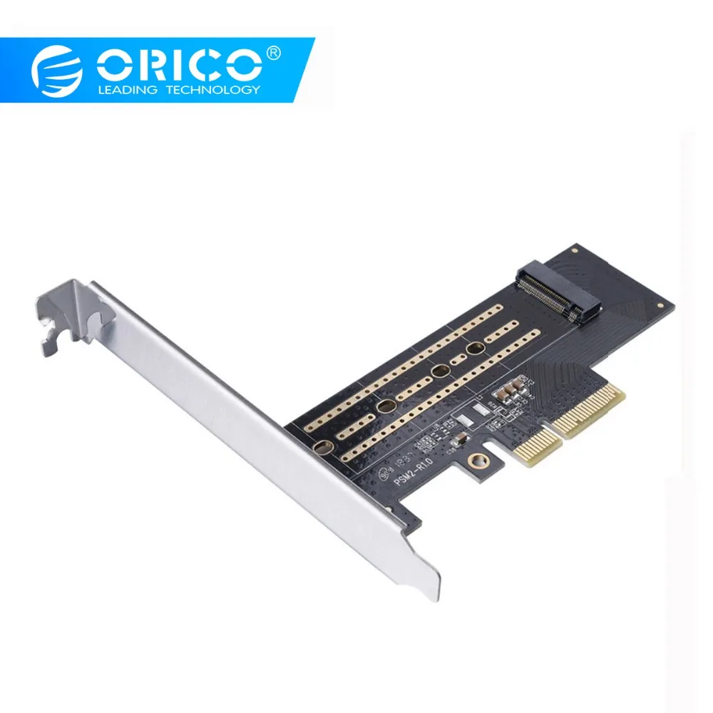 ORICO PCI-E3.0 Express Card M.2 NVME для PCI-E 3,0X4 адаптер M.2 M-Key интерфейс Поддержка SSD 32 Гбит/с для 2230 2242 2260 2280 Размер