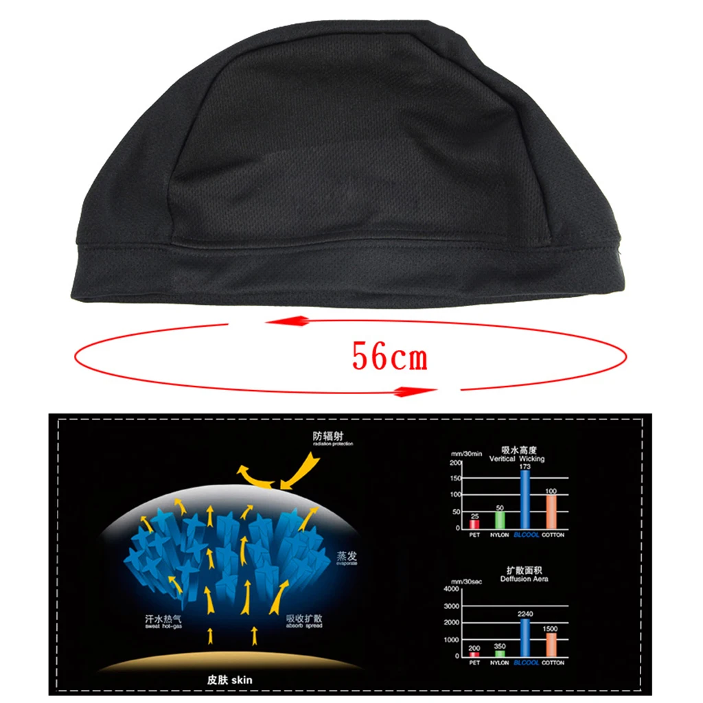 Motorcycle Quick Dry Sweat Beanie Helmet liner lined Skull Cap Motorcycle Accessories le cr&acirc;ne Protective Care