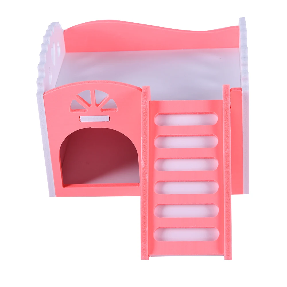 pet house for chinchillas cage for rats Guinea pig cavies carrier accessories for hamster hammock rat small animals supplies rabbit hutch cage hamster pink (9)