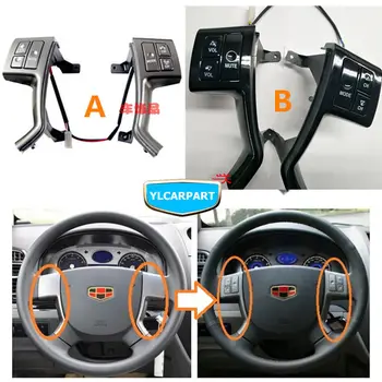 

For Geely Emgrand 7 EC7 EC715 EC718,EC7-RV EC715-RV,Car steering wheel multi-function remote buttons,CD audio volume channel
