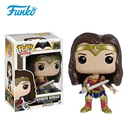 Funko pop официальный оригинальный DC Wonder Woman персонажи виниловые куклы фигурки коллекция подарок вечерние модель игрушечные лошадки с коробкой