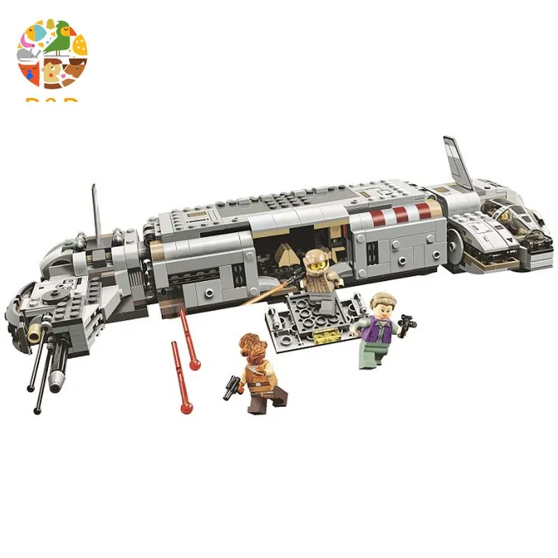 

75140 678pcs star series wars The Resistance Troop Transporter Model Building Blocks Brick Toys For Children 10577
