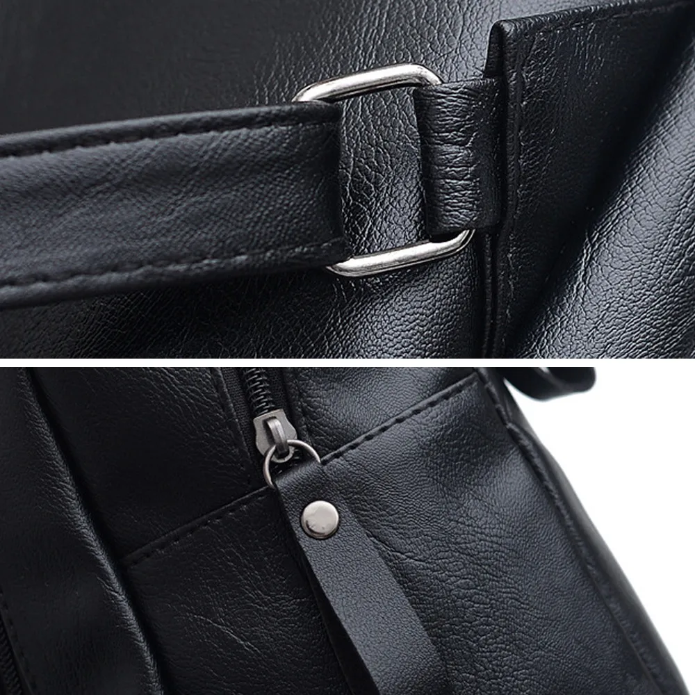Las mujeres Mochila de cuero de la PU de moda estudiante escuela Negro Bolsa de hombro viaje Mochilas para chicas adolescentes mujeres mochila Mochilas Las mujeres Mochila de cuero de la PU de moda estudiante escuela Negro Bolsa de hombro viaje Mochilas para chicas adolescentes mujeres mochila Mochilas