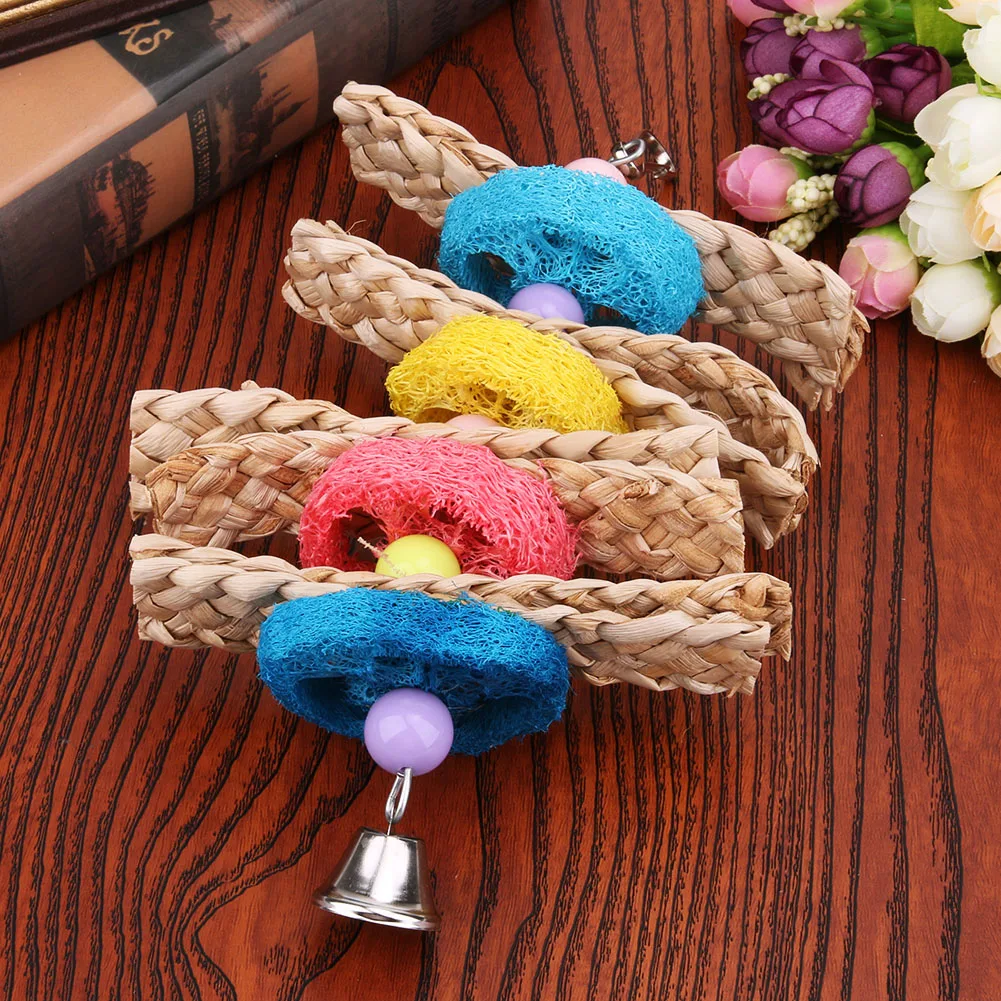 Colorful Wooden Toy for Parrots
