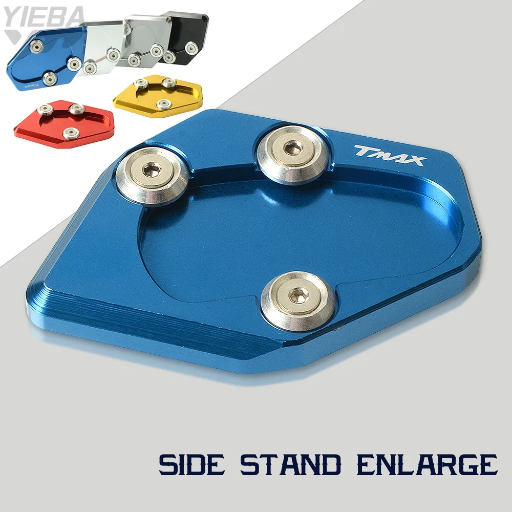FOR YAMAHA TMAX530 TMAX 530 T-MAX 530 XP530 XP 530 2015 2016 Motorcycle CNC Kickstand Side Stand Plate Pad Enlarge Extension