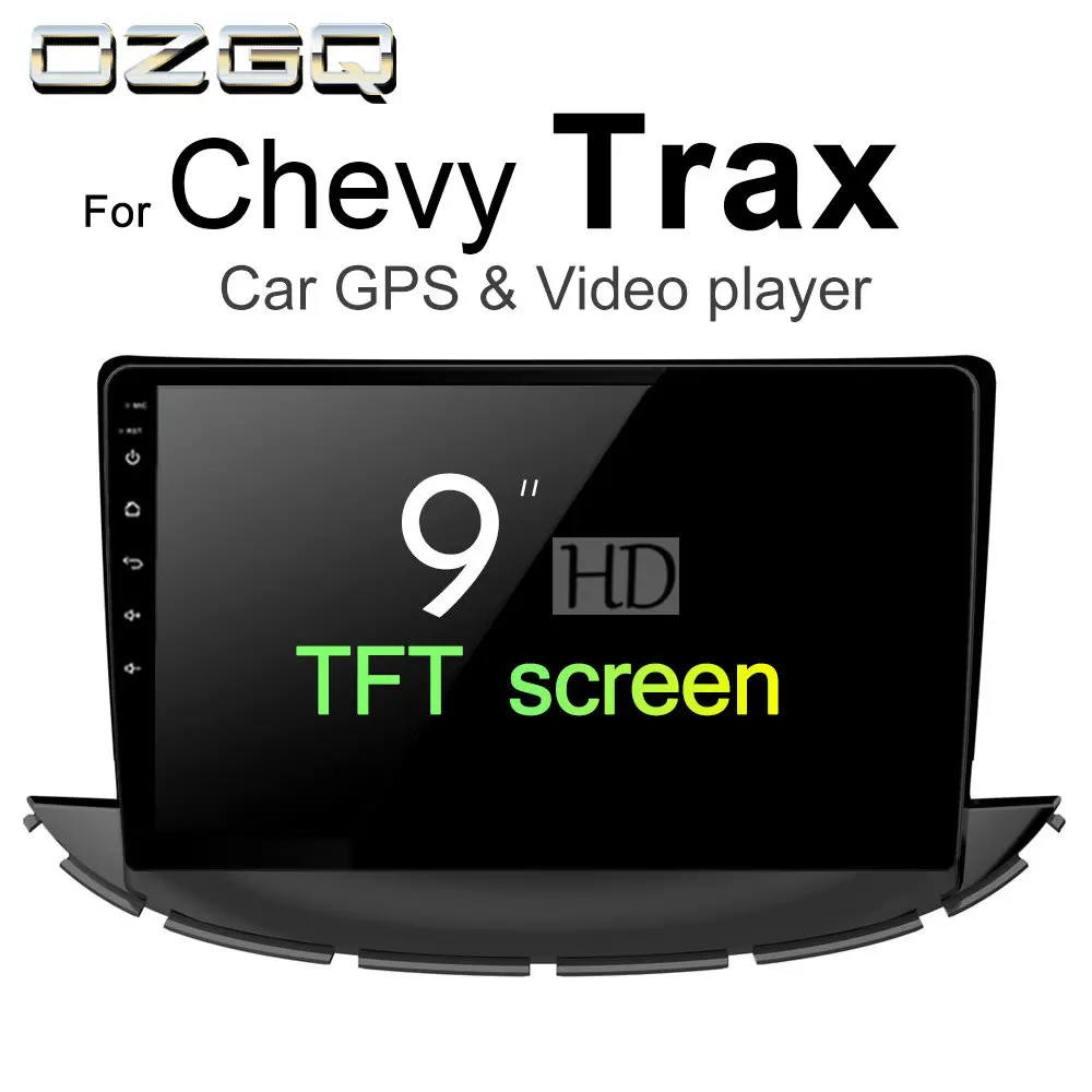 Best OZGQ Android 7.1 Car Player For Chevrolet Chevy Trax 2017 2018 Screen Auto GPS Navigation BT Radio TV Audio Video Music Stereo 0