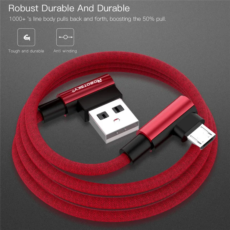 نوع C المصغّر usb كابل شحن سريع 90 درجة L نوع الهاتف المحمول كابل بيانات لسامسونج غالاكسي S9 S8 ملاحظة 9 Xiaomi هواوي P20