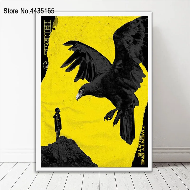 Us 198 27 Offposters And Prints Twenty One Pilots Rock Music Band Trench Poster Wall Art Picture Canvas Painting For Living Room Home Decor In