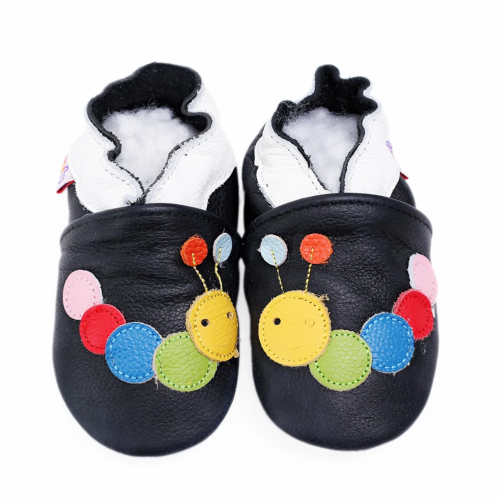 Детские тапочки Pantufa Infantil; обувь для малышей; кожаная замшевая подошва «ползунок»; мокасины; Chausson Bebe Cuir soule - Цвет: as show picture 13