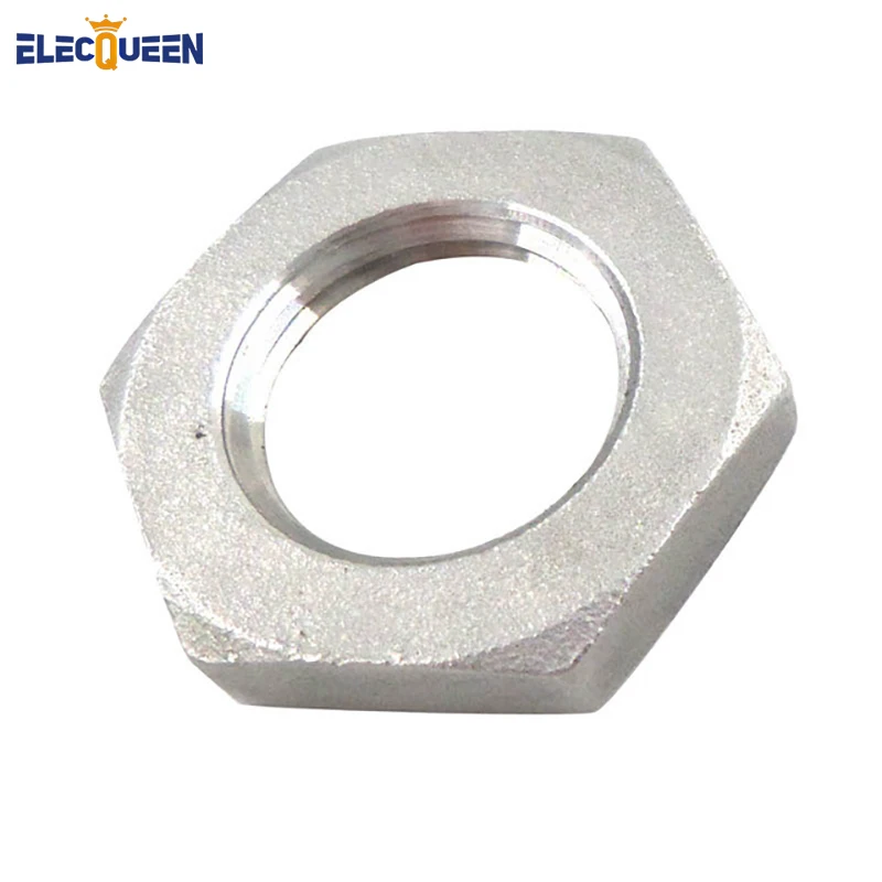 

5pcs/lot, 304 Stainless Steel 1/2" BSP Lock Nut with Groove, Homebrew Hardware, Pump fitting
