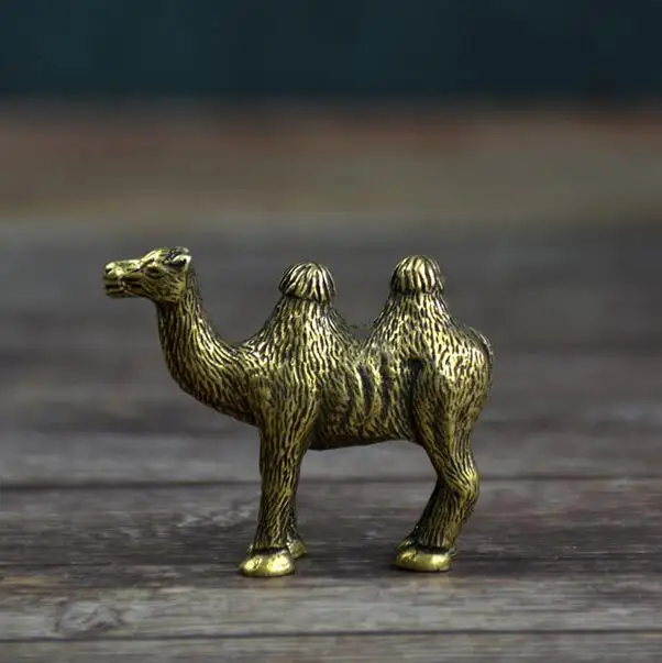 

Chinese Pure brass camel small statue