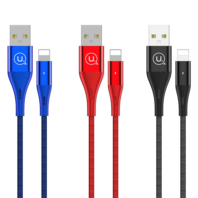 Usb кабель с разъемом lightning для быстрой зарядки 0 25 м 1 2 м|Кабели мобильных