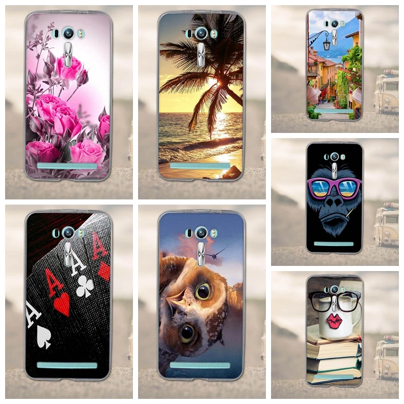 

For Fundas Asus ZenFone 2 Laser ZE550KL Case Cover for Asus ZE550KL Case Soft Silicone 3d Cute Cover for Asus ZE550KL Case Coque
