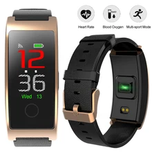10 шт. DHL спортивные смарт-браслеты фитнес-трекер пульсометр кровяное давление/кислородный браслет CK11C цветной дисплей