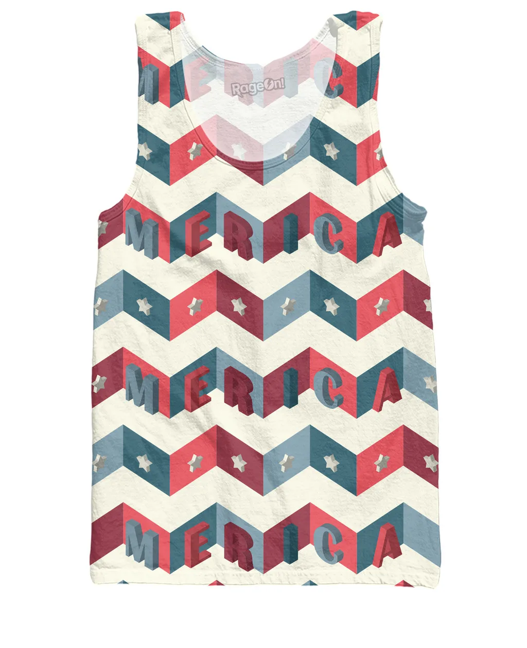

Merica Stars Tank TOP New Arrival 3d Cool Print Graphic Mens Fit Slim Crewneck Sleeveless Undershirt Unisex Shirts