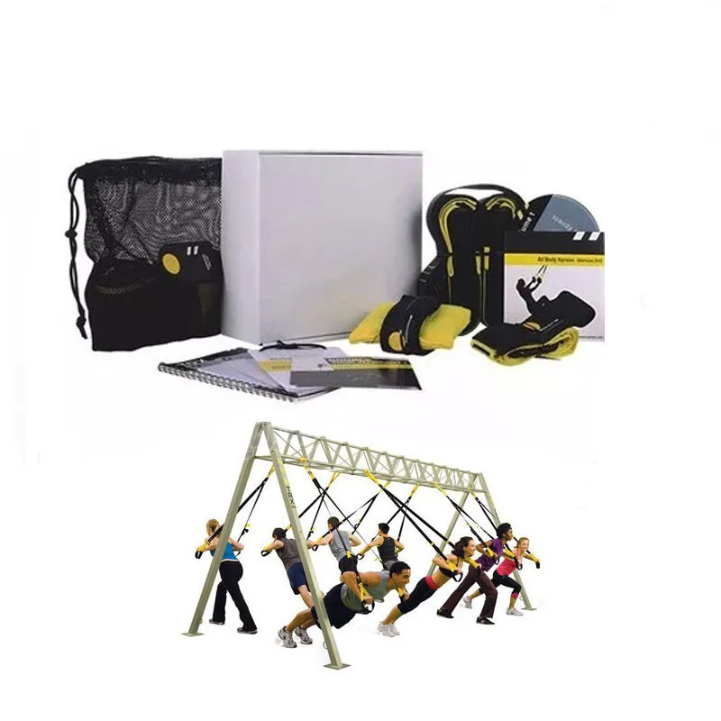 

Resistance Bands Chin-up/Pull-up/Sit-Up Suspension Trainer Strap - Fitness Equipment, Yoga Workout for Home and Gym